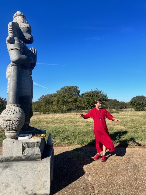 Pure joy at the first Hanuman Chalisa