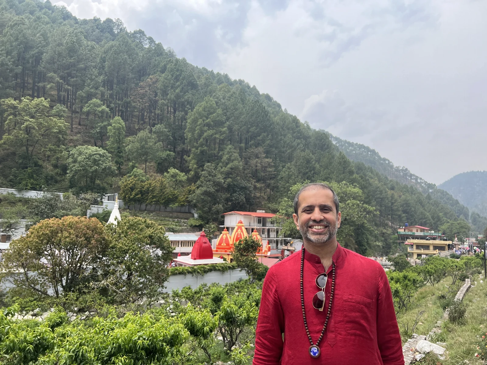 Above Kainchi Dham — the valley where the wish was born
